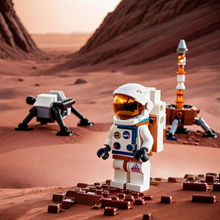 Astronaut on mars